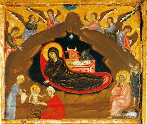 Geboorte, (detail)