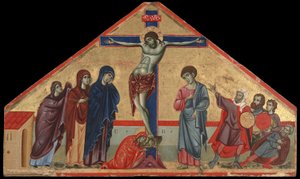 De kruisiging door Guido da Siena