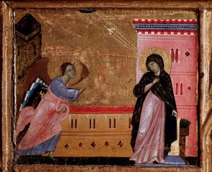 De annunciatie (detail)