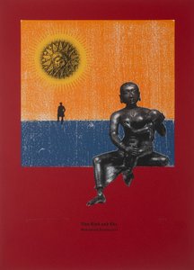 Over kind en huwelijk, Aldus sprak Zarathustra, 2024 (houtsnede en zeefdruk)