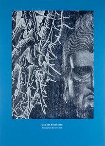 Over hen die subliem zijn, Aldus sprak Zarathustra, 2024 (houtsnede en zeefdruk) door Guilherme Pontes