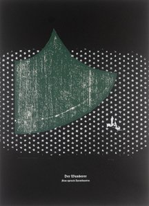 De wandelaar, Aldus sprak Zarathustra, 2025 (houtsnede en zeefdruk) door Guilherme Pontes