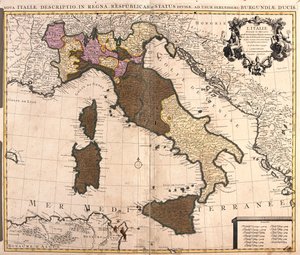 Italië, Frankrijk (Regio: Rhône-Alpes), Kroatië (Provincie Istrië) door Guillaume Delisle