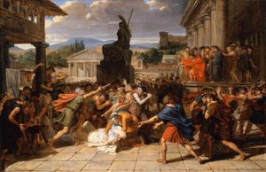 De dood van Virginia door Guillaume Guillon Lethière