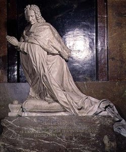 Het graf van kardinaal Guillaume Dubois (1656-1723) door Guillaume I Coustou