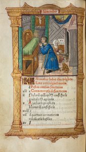Gedrukt Getijdenboek Gebruik van Rome: fol. 12v, November kalenderpagina, 1510