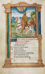 Gedrukt Getijdenboek Gebruik van Rome: fol. 6v, mei kalenderillustratie