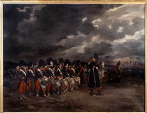 Een trommel van de Keizerlijke Garde
