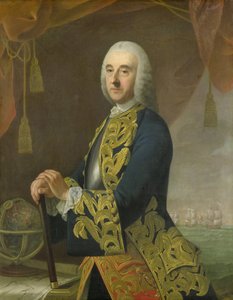 Portret van Viceadmiraal Hendrik Lijnslager, Zoon van Harmen Lijnslager en Judith Allijn door Guillaume de Spinny