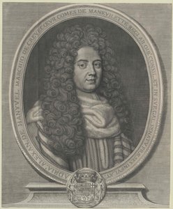 Adrien-Alexandre markies Graaf de Manevilette Crevecoeur door Guillelmus Vallet