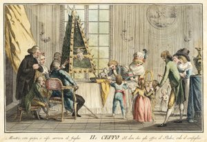 Il Ceppo uit Giuochi, Trattenimenti e Feste Annue che si Costumano in Toscana e Specialmente in Firenze, pub. 1790 door Guiseppe Piatolli