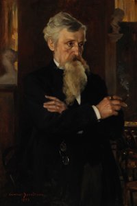 Portret van August Schauman, journalist