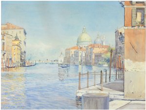 Het Grote Kanaal, Venetië, met de Santa Maria della Salute