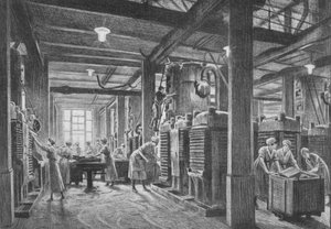 Een Moderne Oliezaadverwerkingsfabriek, c1918 door Gunning King
