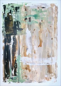Aardse, abstracte stroming door Gustaf Tidholm