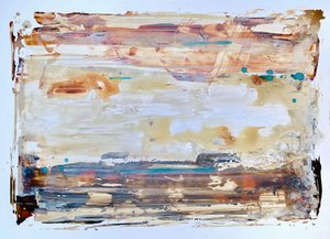 Aardse abstracte lagen door Gustaf Tidholm