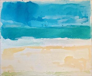 Rustig strandlandschap door Gustaf Tidholm