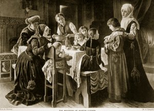 De jeugd van Martin Luther, illustratie uit 