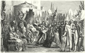Investituur van Frederik I als markgraaf van Brandenburg door Gustav Bartsch