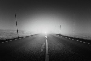 Mysterieuze mistige weg door Gustav Davidsson