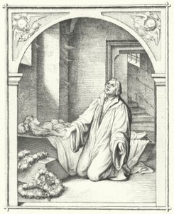 Martin Luther met het dode lichaam van zijn dochter Magdalena, 1542