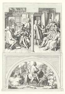Scènes uit het leven van Maarten Luther (gravure)