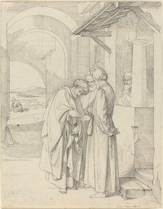 Petrus betaalt de tempelbelasting