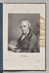 Duitslands Beroemde Auteurs: Portret van Johann Elert Bode door Gustav Karl Friedrich Luderitz