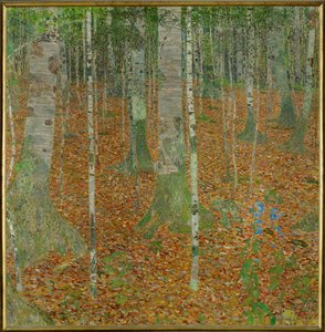 Beukenbos (Berkenbos) door Gustav Klimt