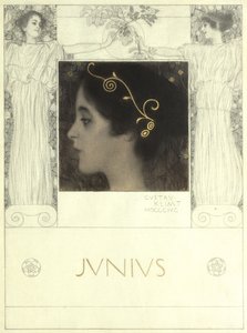 Juni door Gustav Klimt