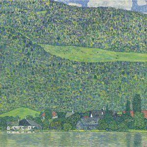 Litzlberg aan de Attersee, 1914-1915 door Gustav Klimt