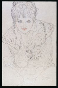 Portret met Rechterhand op Kin, ca. 1917-18