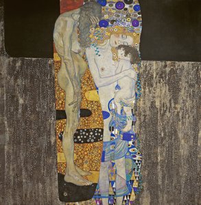 De Drie Leeftijden van de Vrouw door Gustav Klimt