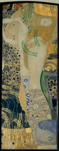 Waterslangen door Gustav Klimt