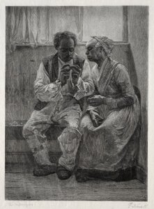 Huurdag, 1887 door Gustav Kruell