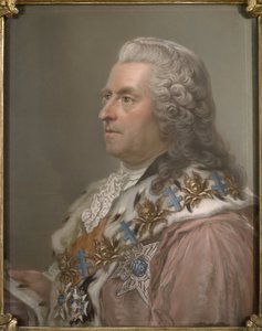 Portret van graaf Carl Gustaf Tessin door Gustav Lundberg