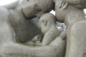 Beelden in Vigeland Beeldenpark