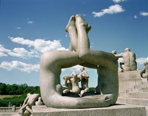 Vigeland installatie - de sculpturen