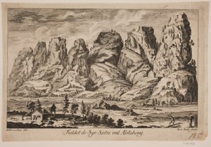 Het veld van de Zeven Zusters bij Alstahoug door Gustav de Lode