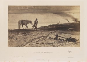 Gustave Brion - De avond van Waterloo door Gustave Brion