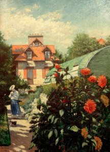 De tuin, Petit Gennevilliers (De dahlia