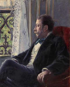 Portret van een Man door Gustave Caillebotte