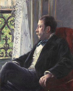 Portret van een Man door Gustave Caillebotte