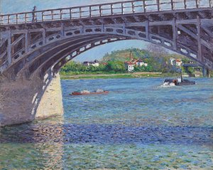 De brug van Argenteuil en de Seine