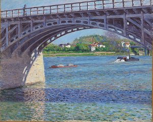 De brug bij Argenteuil en de Seine, ca. 1883