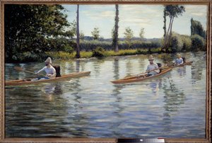 De perissoires. Schilderij door Gustave Caillebotte door Gustave Caillebotte