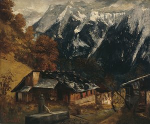 Een Alpenlandschap