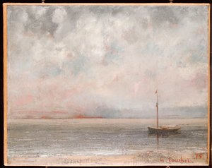 Wolken op het Meer van Genève, 1875 door Gustave Courbet