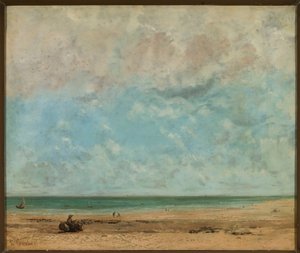 Kustlandschap door Gustave Courbet