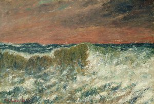 De Golf door Gustave Courbet